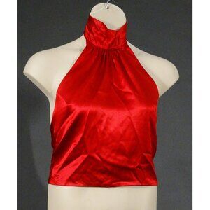 Chetta B red silk Top